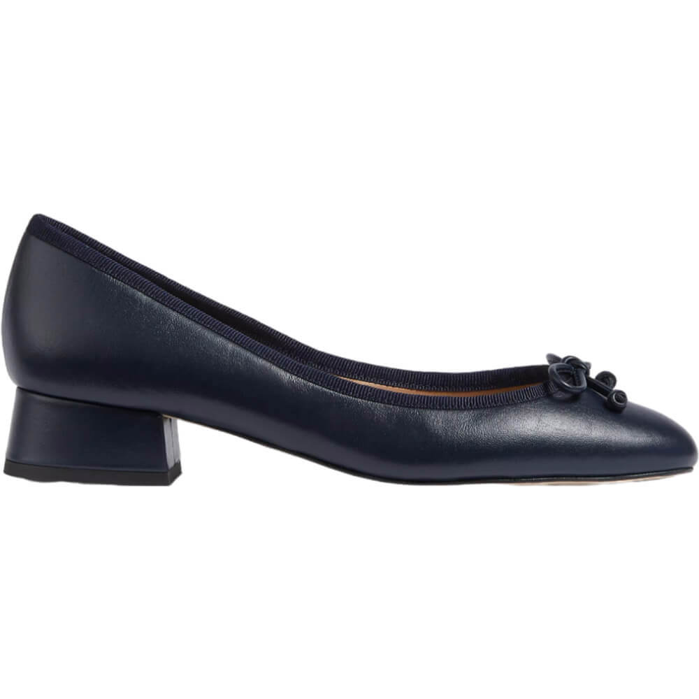 LK Bennett Aurelie Grosgrain Ballerina Court Shoes